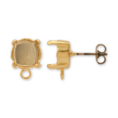 Gold Plated 8mm Round 8mm / 1088