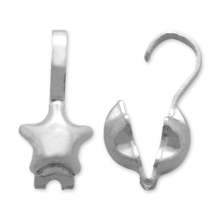 Deformed ball tip star rhodium color
