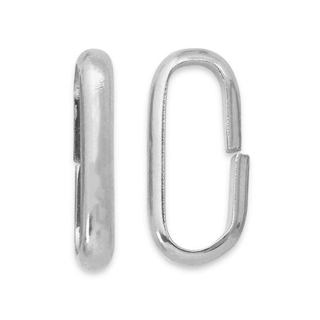 Round instep ring rhodium color nickel