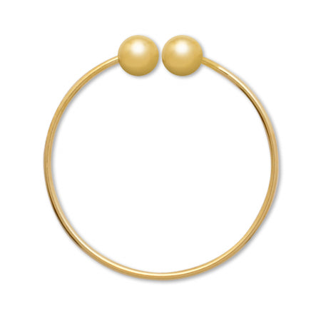 Gold pier ring