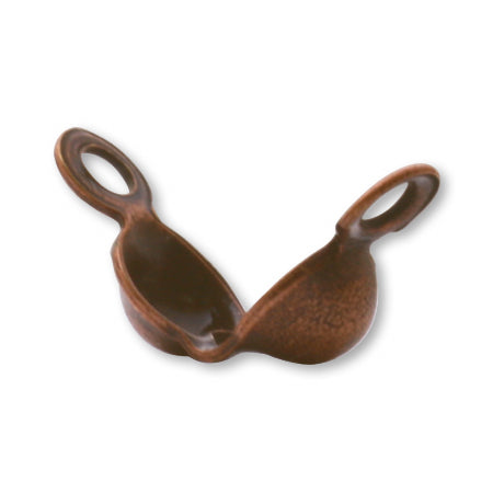 Ball tip with ring, antique copper