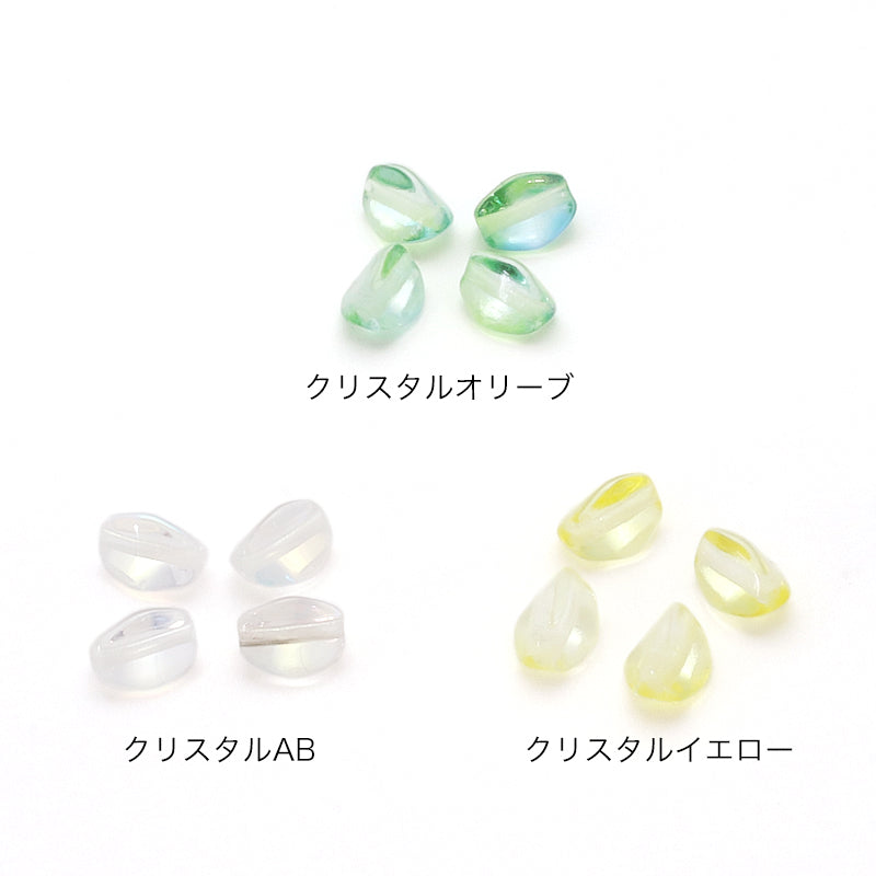 チェコ ピンチ クリスタルオリーブ