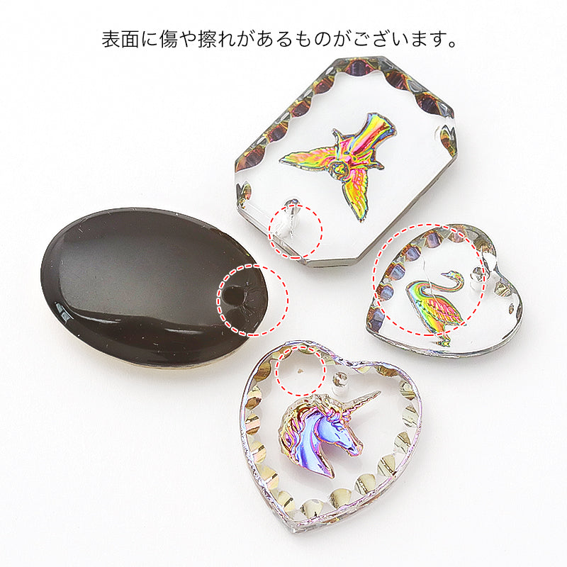 ドイツ製ガラス オクタゴンエンジェル ヘリオレッド