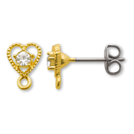 domestically-cast part, piano, pierced gold.