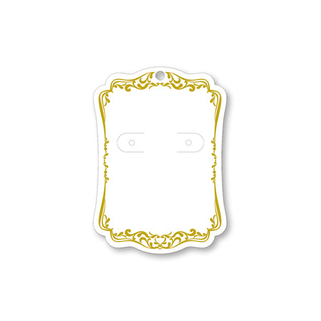 ピアスイヤリング専用台紙 White