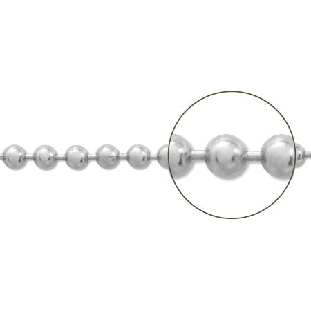 Chain K-148 Rhodium color