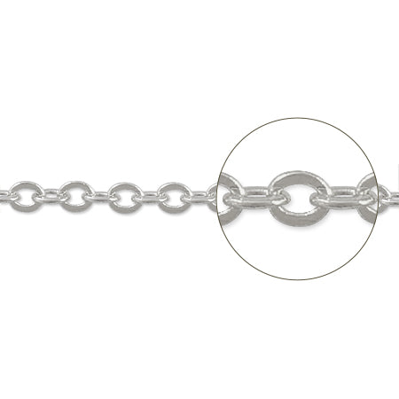 Chain 235SF rhodium color