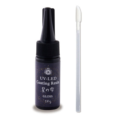 UV-LED coating resin star drop gloss