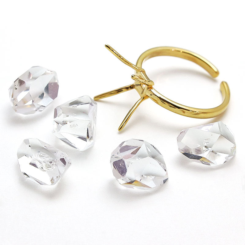 Natural stone double point Herkimer diamond (crystal)
