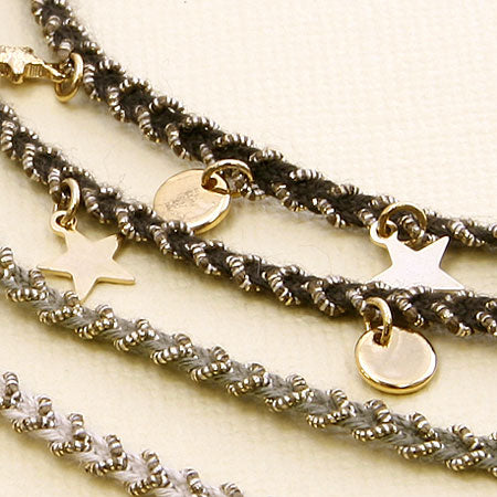 Chain ribbon dark brown
