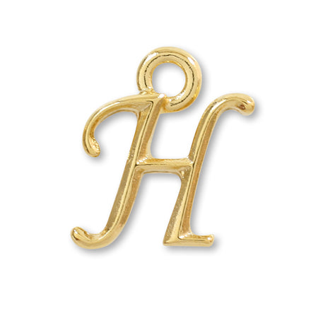 チャーム イニシャルベーシック H ゴールド