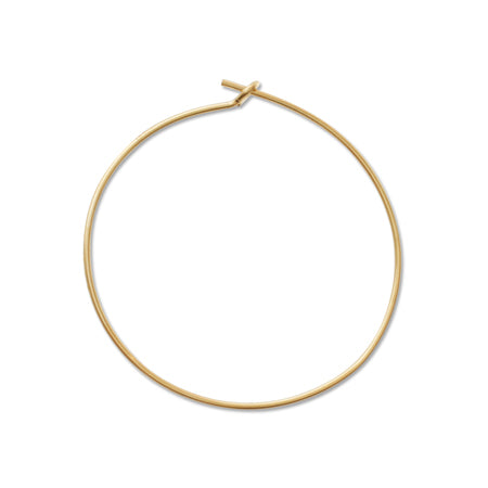 Hoop earrings K14GF