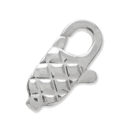 Design lobster check rhodium color
