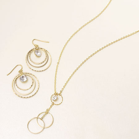 Hiki mono ring sparkle gold