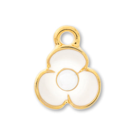Charm Flower Bridal Veil with Epo White/G