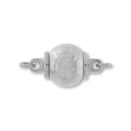 Magnetic clasp No.13 Rhodium color
