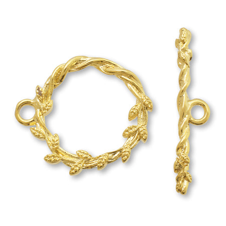 Mantel Botanical Leaf Gold