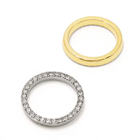 Joint parts pave round without ring crystal/RC