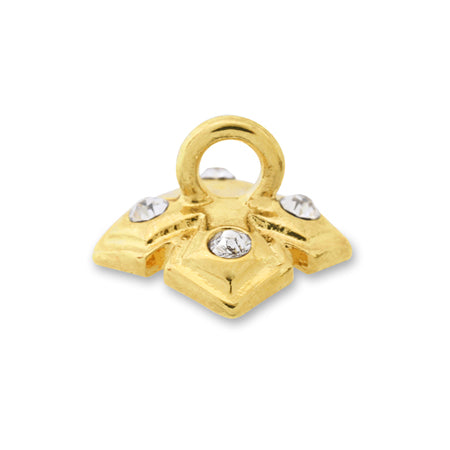 Design Cap Flower 1 Gold