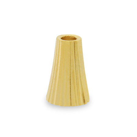 Conical cap: tin gold
