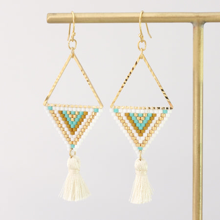 Tassel mini ivory