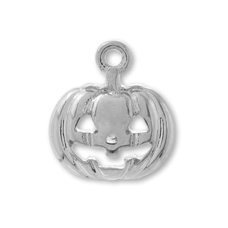 チャーム ハロウィンカボチャ ロジウムカラー