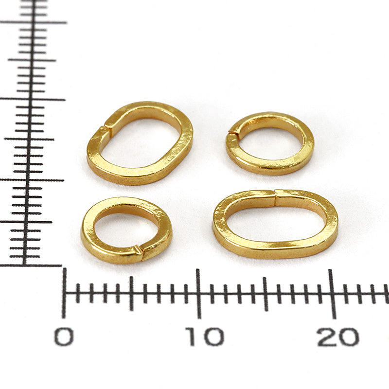Design Round Ring Square Gold