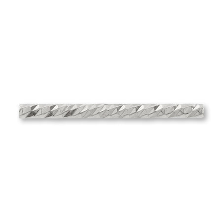 Design straight pipe rhodium color