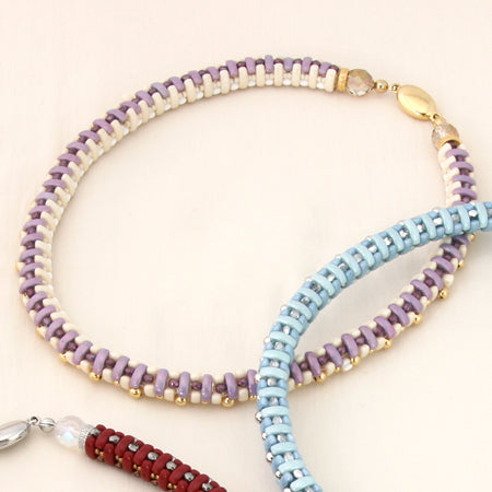 Czech Cali Chalk White Amethyst Star