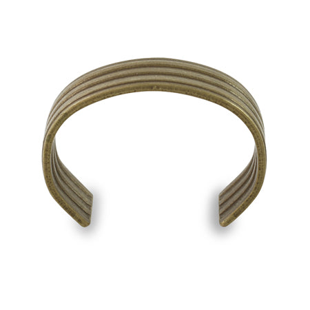 つなぎカン スジ入 約6×27mm 金古美