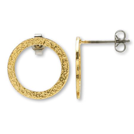 Metal Rings Pierce Gold