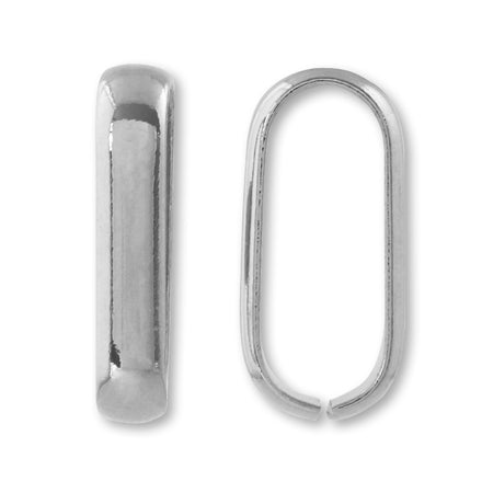 つなぎカン 甲丸 約3×7×15mm ロジウムカラー