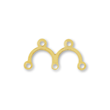 Arch-type-bar, two ren gold.