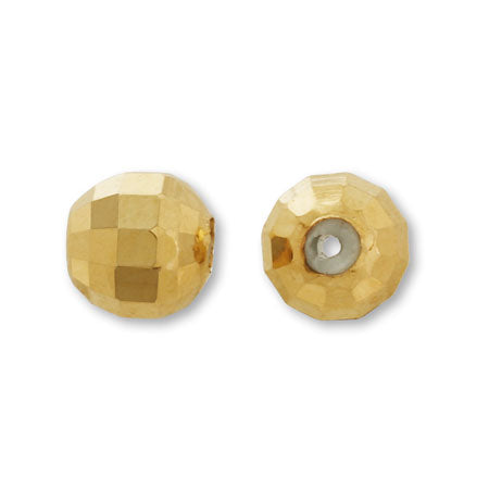 Slide ball mirror ball cut gold