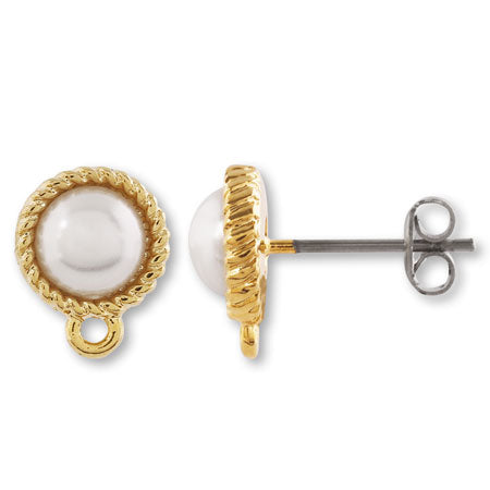 Twisted frames with stainespious gold