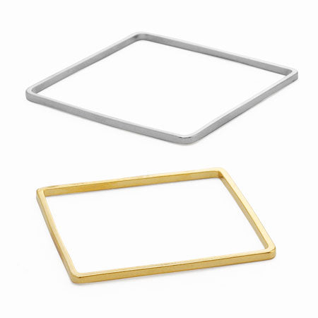 Hikimono ring square gold
