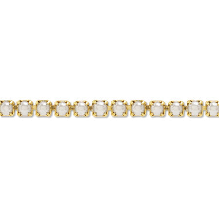 Design chain continuous pearl white pearl/G