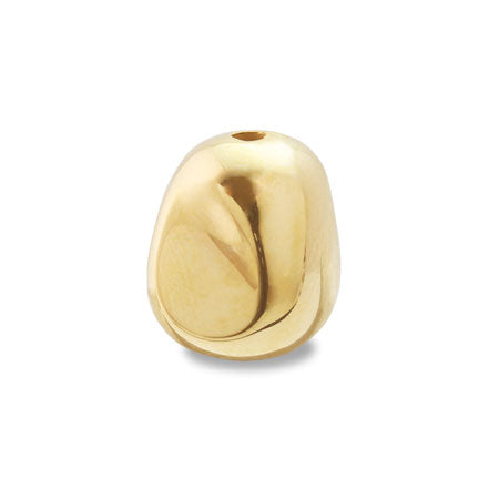 CCB parts twisted beans vertical hole gold