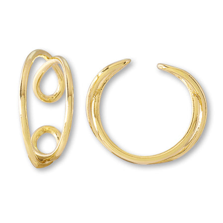Ear cuff round wire No.1 gold