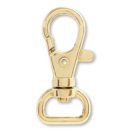 Keychain Nasukan 2 for flat string with rotating ring Gold