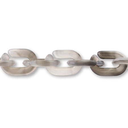 Akrili Chain Koban Grey Marble
