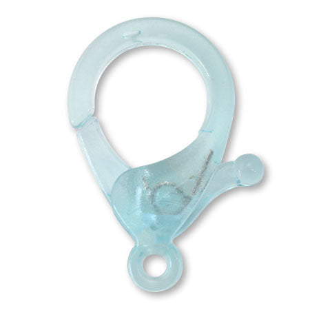 Plastic crab crab clear light blue