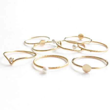 Ringdai Staking Ring Ring Disk K14GF