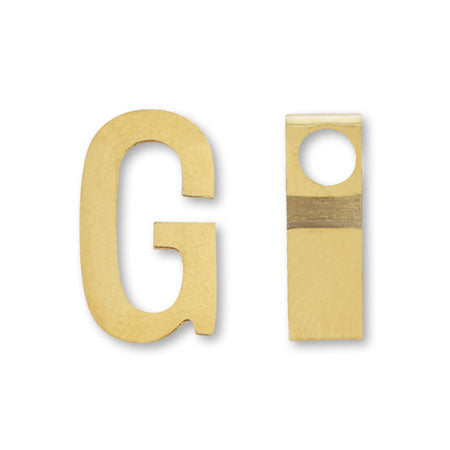 メタルパーツ イニシャル G ゴールド