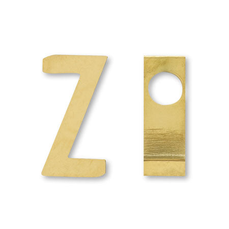 メタルパーツ イニシャル Z ゴールド