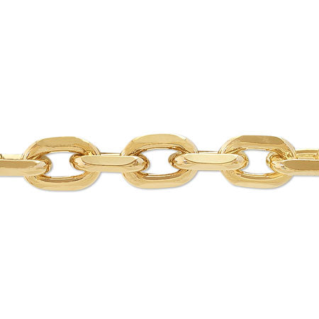 Aluminum chain AL135-4F gold