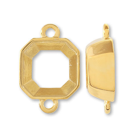 castBezel 2 rings gold for