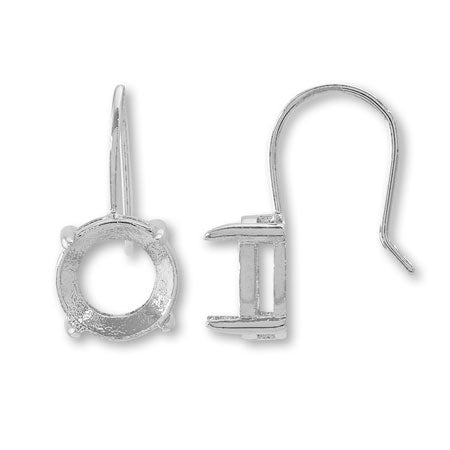 フックピアス 石座付ラウンド