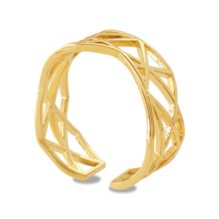 Ring stand Sukasi geometric gold