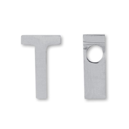 Metal parts initial T stainless steel